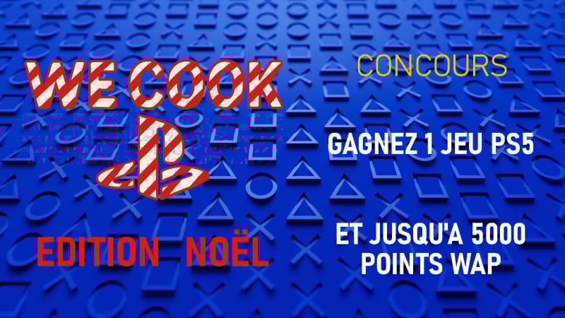 CONCOURS : We Cook PlayStation Edition Noël