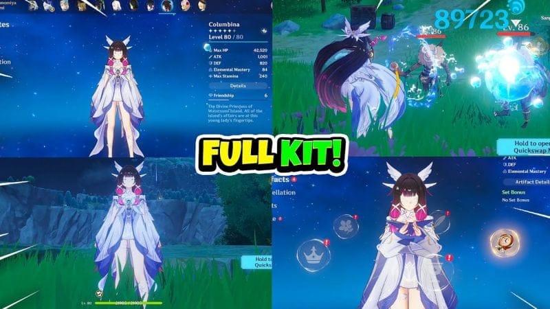 JUST IN! COLUMBINA FULL CONFIRMED KIT IS HERE! + BANNERS & RERUNS - Genshin Impact