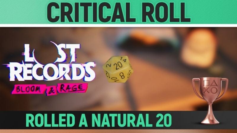 Lost Records: Bloom & Rage - Critical Roll 🏆 Trophy / Achievement Guide (Chapter 5)