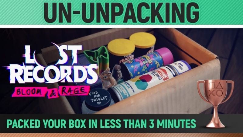 Lost Records: Bloom & Rage - Un-Packing 🏆 Trophy / Achievement Guide (T2/S3)