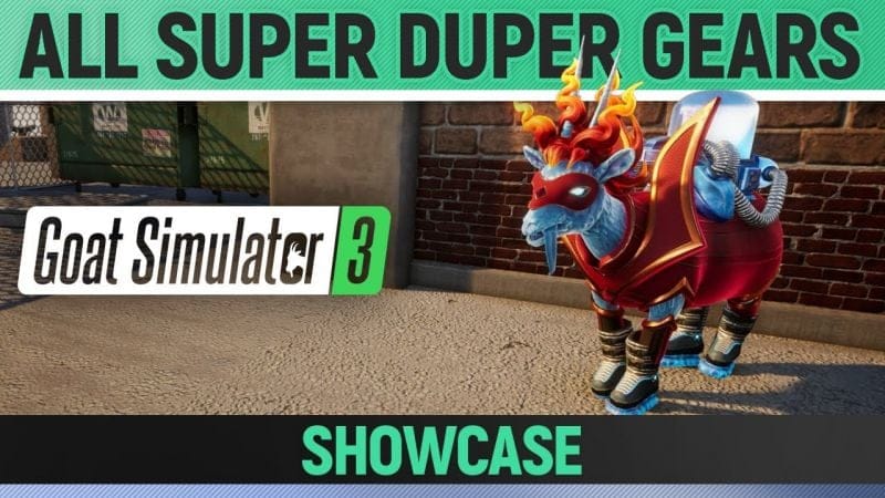 Goat Simulator 3: Super Duper Pack - All New Gears - Showcase + New Abilities