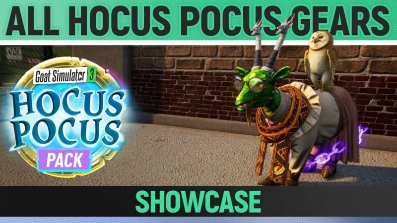 Goat Simulator 3: Hocus Pocus Pack - All New Gears - Showcase + New Abilities