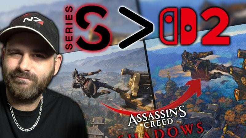 La Switch 2 est bien la pire console du marché 💀 Comparatif Series S et Switch 2 pour AC Shadows