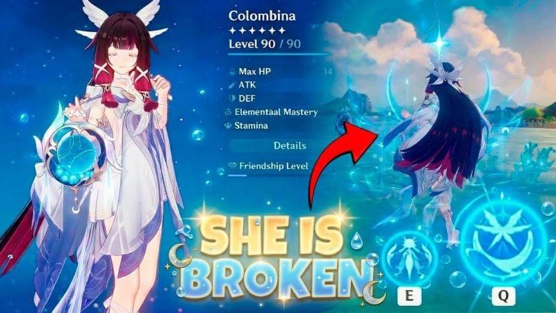 NEW UPDATE! COLUMBINA'S KIT IS CRAZY: Full Kit, Weapon, Gameplay & Teams - Genshin Impact