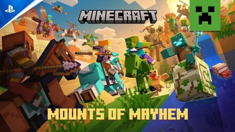 Minecraft - Mounts of Mayhem Trailer | PS5 & PS4 Games