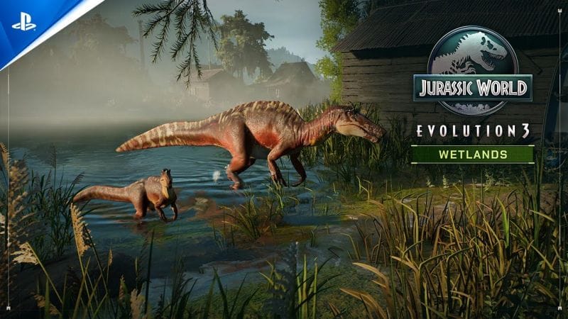 Jurassic World Evolution 3 - Wetlands Launch Trailer | PS5 Games