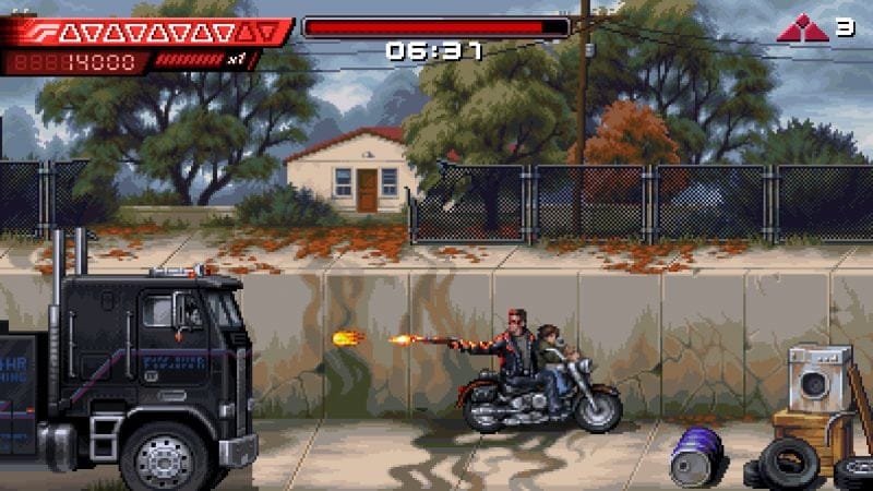 La bande-annonce de lancement présente un jeu d'action sur Terminator 2D: No Fate.