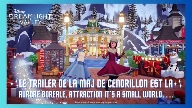 AURORE BORÉALE, ATTRACTION IT’s A SMALL WORLD, CA ARRIVE DANS LA MAJ DE CENDRILLON