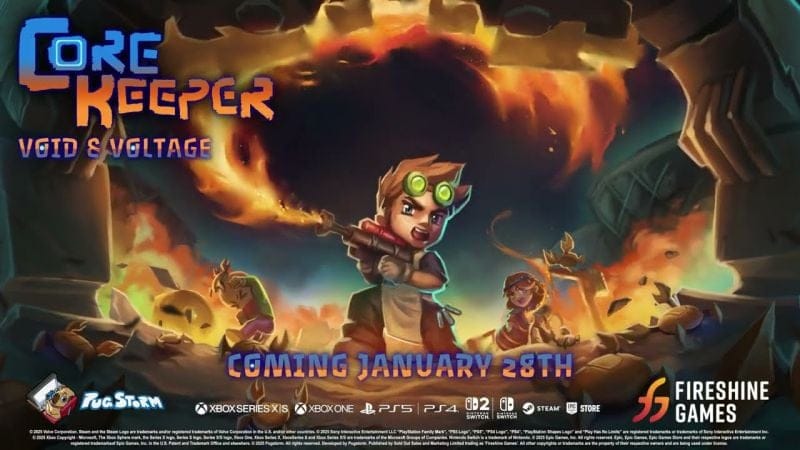 Core Keeper - 1.2 Void & Voltage Update - Release Date Announcement