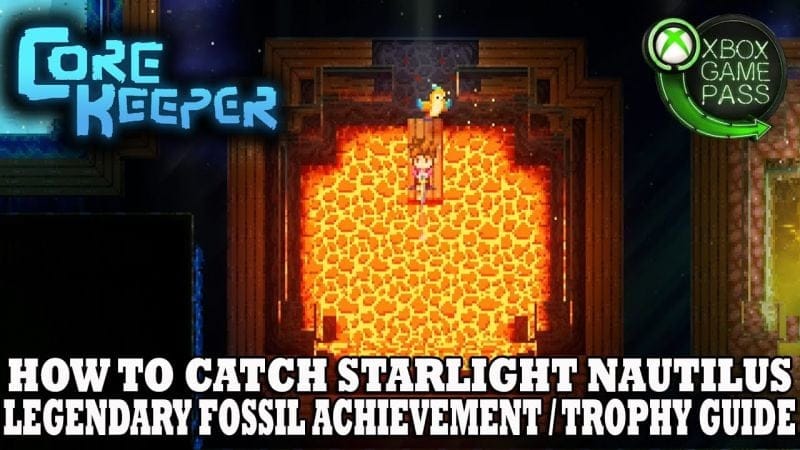 Core Keeper Guide | How to Catch a Starlight Nautilus | Legendary Fossil Achievement