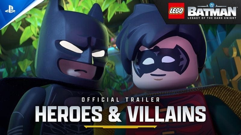 LEGO Batman: Legacy of the Dark Knight - Heroes & Villains Trailer | PS5 Games