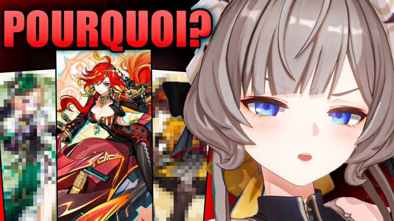 J'ai un problème avec ces 3 personnages de Genshin Impact...