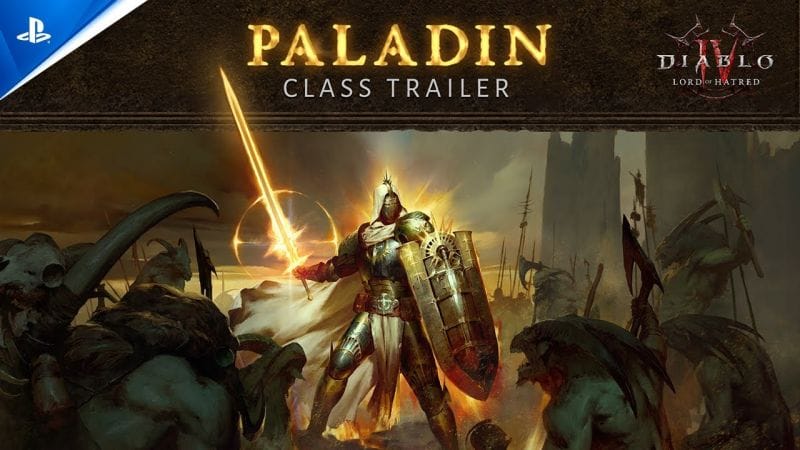 Diablo IV: Lord of Hatred - Paladin Class Trailer | PS5 & PS4 Games