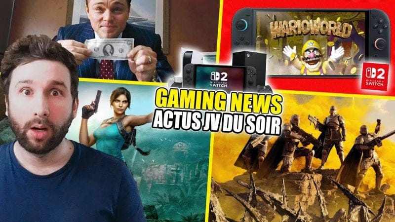 SCANDALE PRIX Jeux-Video, WARIO de RETOUR sur SWITCH 2, HELLDIVERS 2 ROGUELIKE 😱 Gaming News du Soir
