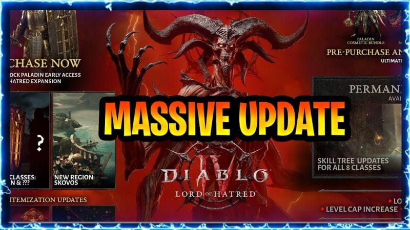 Diablo 4 Season 13 (Expansion) : NEW Skill Tree, New Endgame  (Roadmap Reveal)  Lord of Hatred