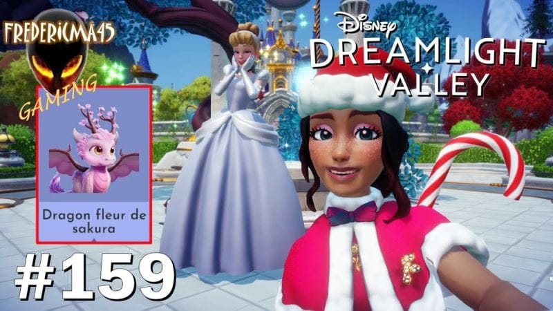 Disney Dreamlight Valley : CENDRILLON Comment la débloquer &  Cadeau DRAGON Fleur de Sakura #159