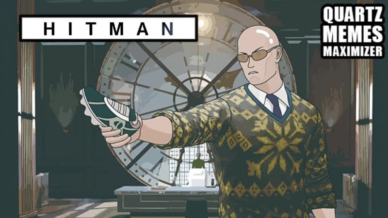 EMOTIONAL DAMAGE Assassin Silencieux HITMAN Contrat à la une QUARTZ MEMES MAXIMIZER