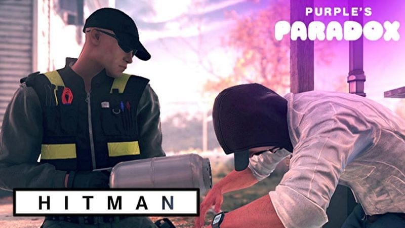 EXPLOSIVE HACKERS Assassin Silencieux HITMAN Contrat à la une PURPLE'S PARADOX