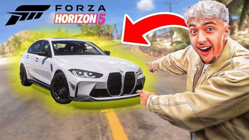 Je conduis les voitures de GMK, SQUEEZIE et INOXTAG sur FH5 ! 🔥🤯