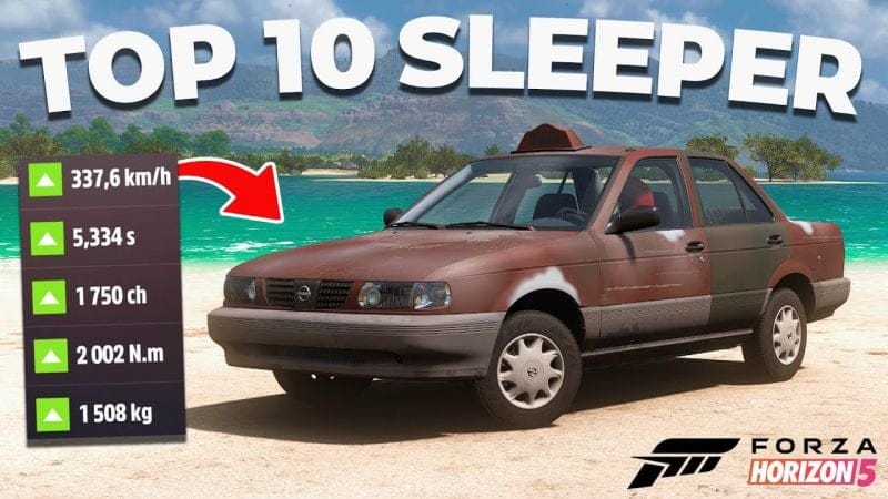 FORZA HORIZON 5 : TOP 10 des MEILLEURS SLEEPERS sur FH5 ! 🔥😮
