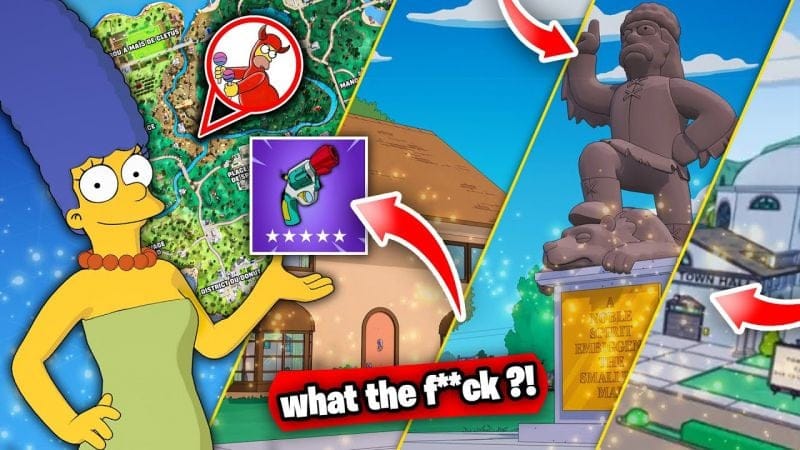 DÉCOUVERTE EN FOLIE : Fortnite x Les Simpsons