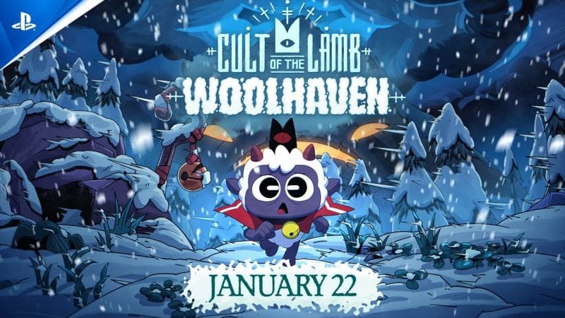 Cult of the Lamb - Woolhaven Release Date Trailer | PS5 & PS4 Games