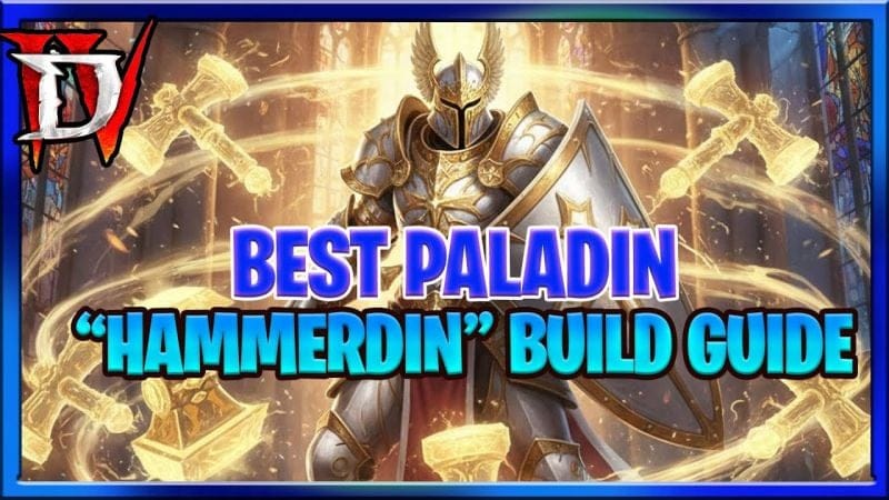 Diablo 4 Best Paladin Build Guide for Blessed Hammer Guide for the  Hammerdin Build Season 11
