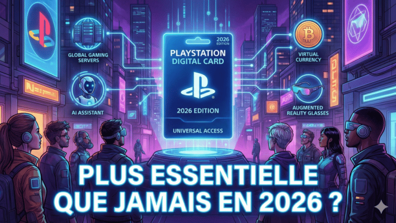 Carte PlayStation numérique : plus essentielle que jamais en 2026 ? | Otakugame.fr