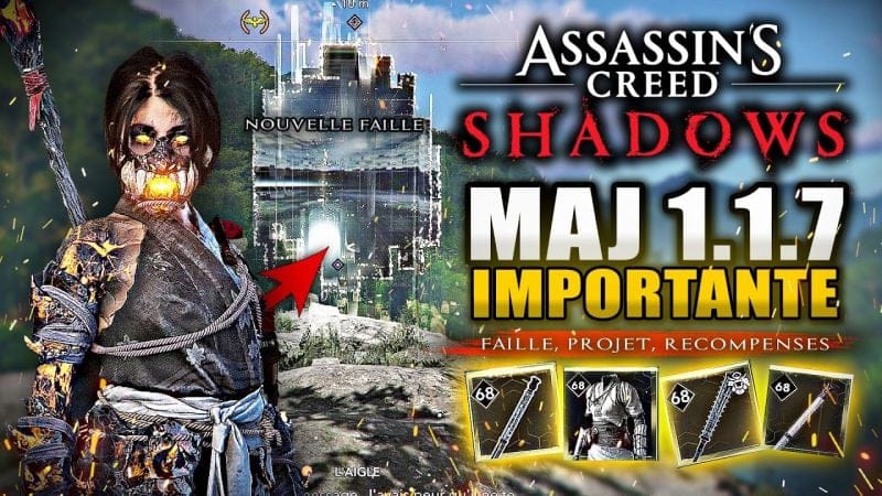 Assassin's Creed Shadows : Nouvelle FAILLE de l'ANIMUS & Énigme !! Black Flag Remake (MAJ 1.1.7)
