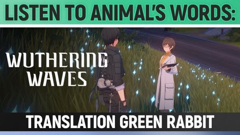 Wuthering Waves - Listen to Animal's Words: Translation Green Rabbit - Side Quest Walkthrough