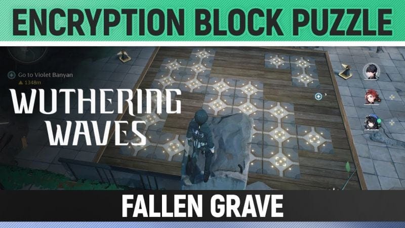 Wuthering Waves - Encryption Block Puzzle - Fallen Grave