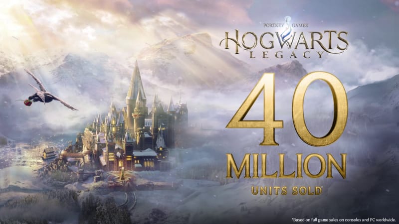 Hogwarts Legacy célèbre ses 40 millions d'unités vendues