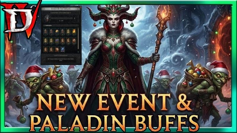 Diablo 4 Season 11 New Event Coming TOMORROW and Paladin Buffed Goblin Event Free Mount + MORE
