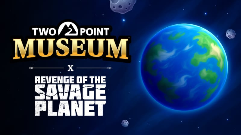 GEEKNPLAY - Two Point Museum - Le jeu s'associe avec Revenge of the Savage Planet pour une mise à jour