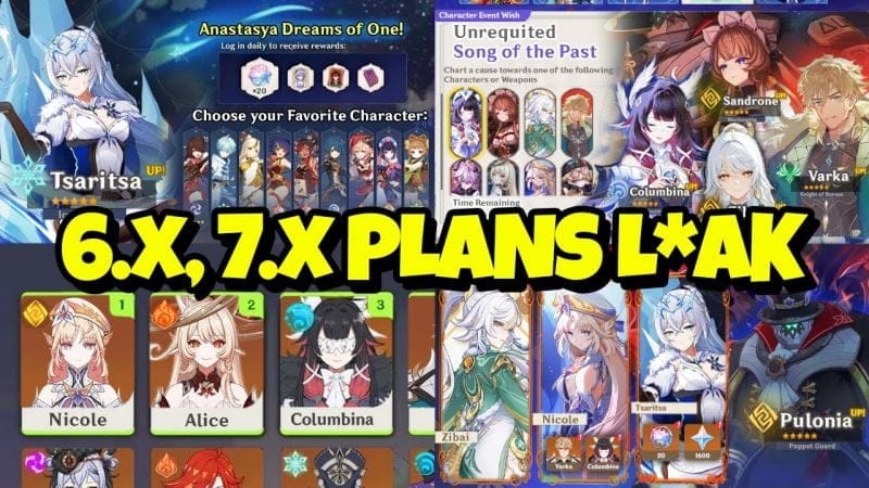 NEW UPDATE! THE 6.X, 7.X LE*K THAT CHANGES EVERYTHING YOU THOUGHT ABOUT FUTURE CHARACTERS - Genshin