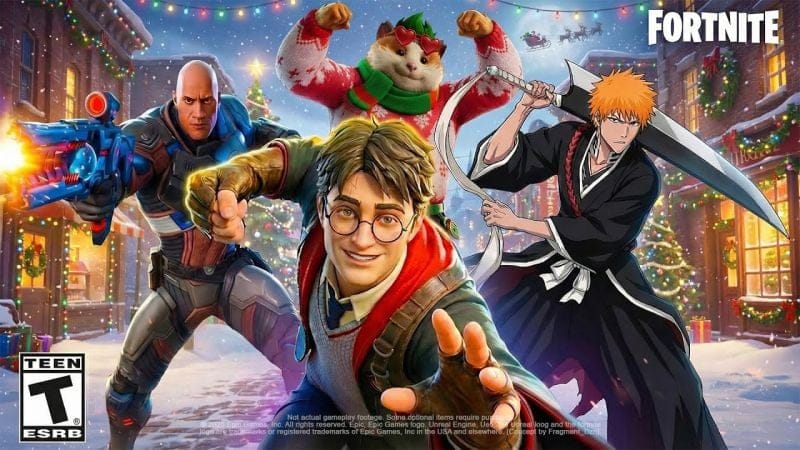 La mise à jour WINTERFEST 2025 de Fortnite est arrivée !