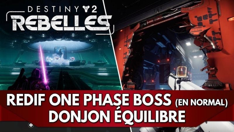 Destiny 2 FR : Donjon Équilibre Boss Harrow & Sere en 1 phase (mode Normal) + Astuces Mécaniques