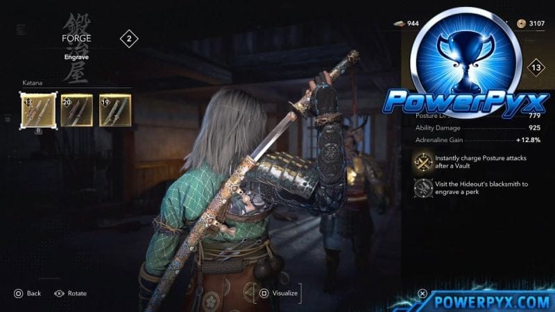 Assassin's Creed Shadows - Make it Personal Trophy / Achievement Guide (How to Engrave Weapons)