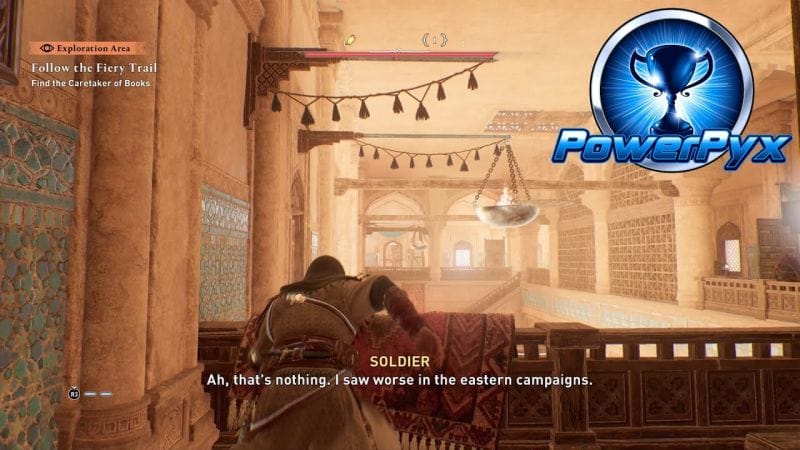 Assassin's Creed Mirage - How to Find the Caretaker of Books - Follow the Fiery Trail Walkthrough