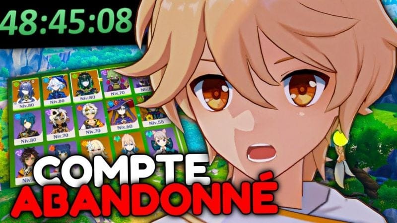 Pourquoi j'ai abandonné mon COMPTE F2P Genshin Impact ?