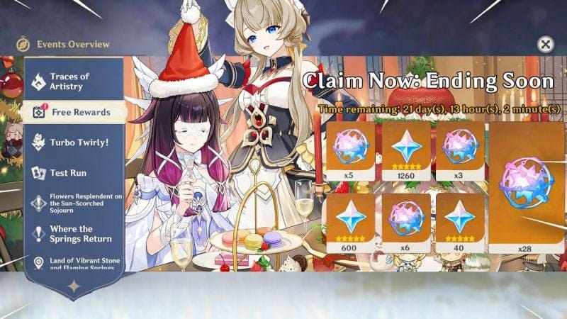 JUST IN! SECRET CHRISTMAS EVENT IS HERE! FREE PRIMOGEMS & MORE - Genshin Impact