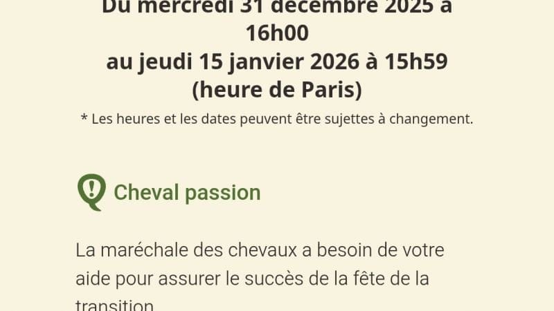 Fête de la transition !