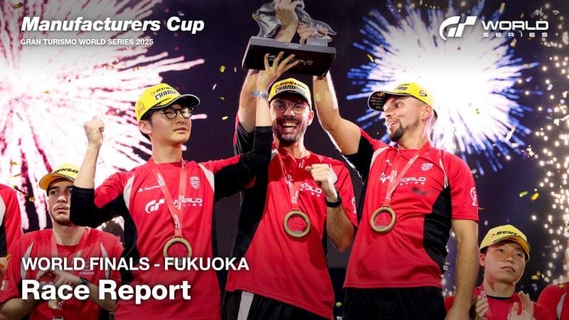 Sous les projecteurs : la Manufacturers Cup de Gran Turismo s'achève avec une dernière course  - Rapports de course - Gran Turismo 7 - gran-turismo.com