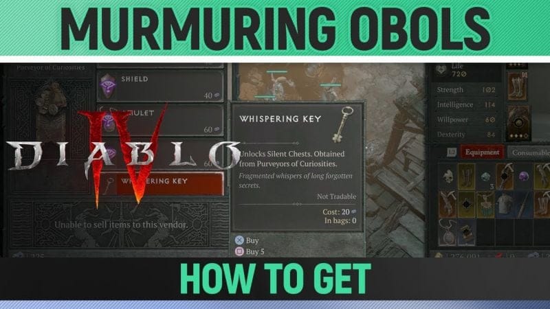 Diablo 4 - How to get Murmuring Obols