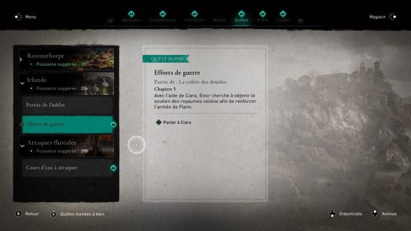 Efforts de guerre | Soluce Assassin's Creed Valhalla