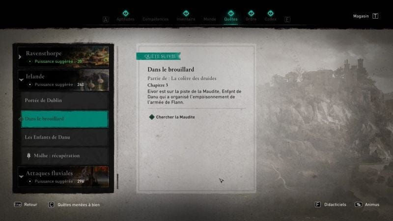 Dans le brouillard | Soluce Assassin's Creed Valhalla