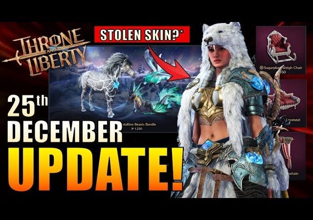 Throne & Liberty - NEW Christmas Pass, Shop and Checklist Update, Outfit Design Stolen by Devs?*