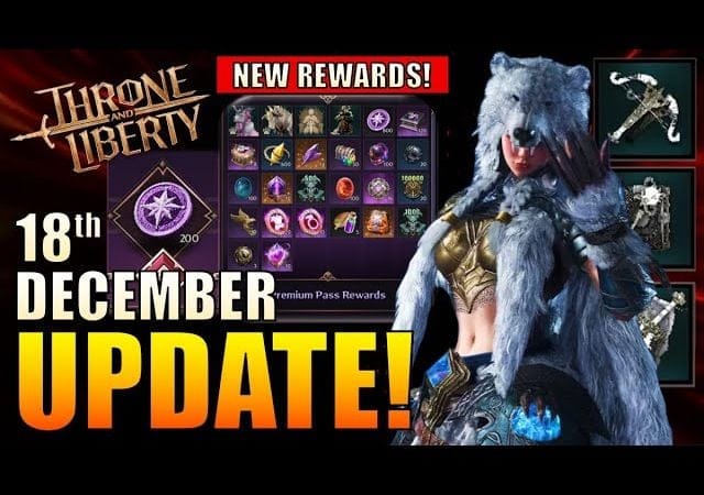 Throne & Liberty - NEW Battle Pass, Celebration Packs, Outfit and Weapon Skins! - Weekly Reminders!