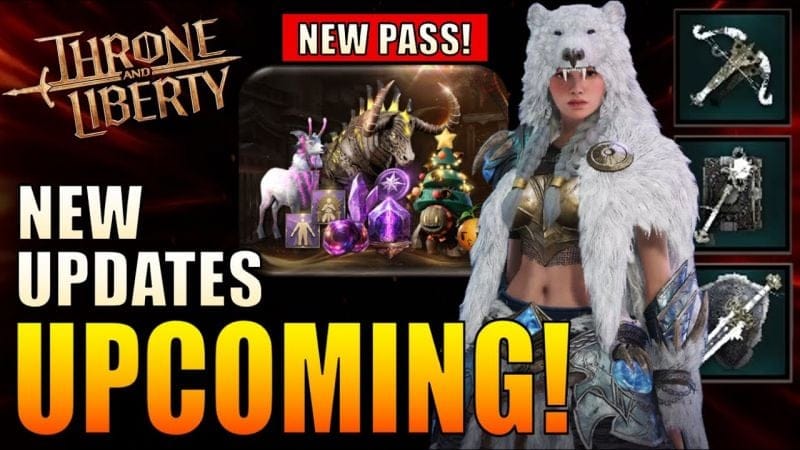 Throne & Liberty - UPCOMING: New Weapon Skins, New Outfit and New Battle Pass! - KR Patch Notes