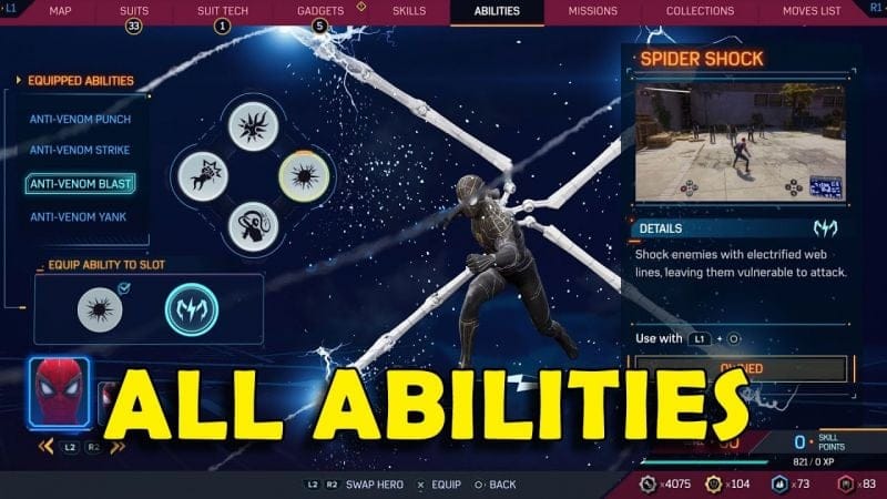 Marvel's Spider-Man 2 - All Abilities Gameplay Showcase